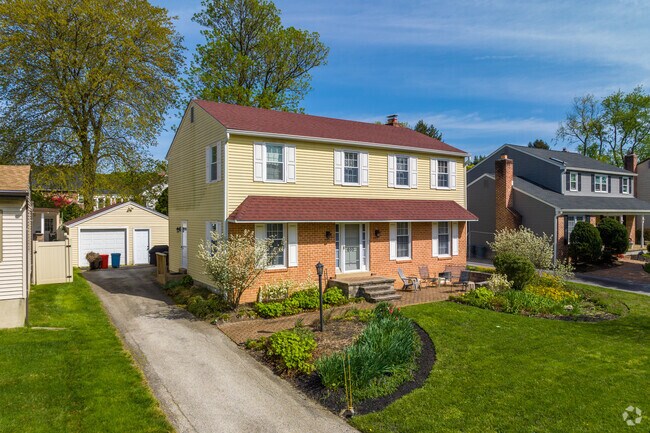 A bright two story colonial in Delaware County's Morton neighborhood