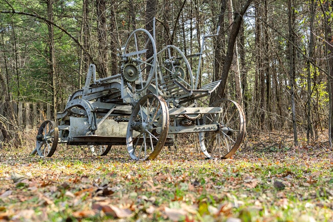 Unique sculptures add artistic flair to the wooded parks of Port Edwards.