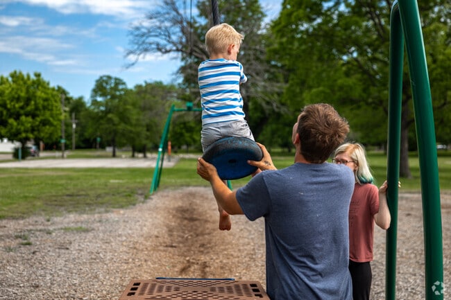 Kids can enjoy the playground at Glenwood Park in Parsons.