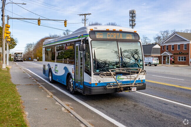 Eastham residents are able to connect with neighbors at local parks and green spaces by taking the bus.