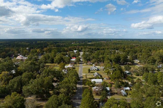 Homes in Springfield are situated on shaded lots.
