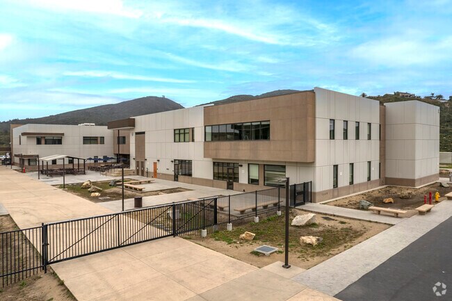 The school building of the Double Peak K-8 in San Marcos.