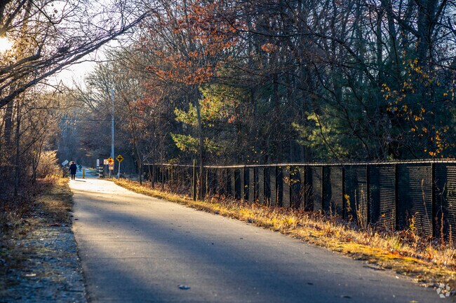 The Bruce Freeman Rail Trail is a paved trail in Chelmsford that stretches for 16 miles through multiple towns.