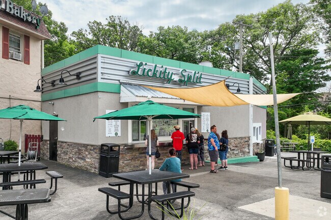 Residents of Beverly love to frequent Lickity Split, a popular spot for ice cream treats.