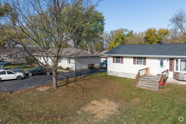 Ranch-style homes line the streets of McHenry's Lakeland Park in northwest Illinois.