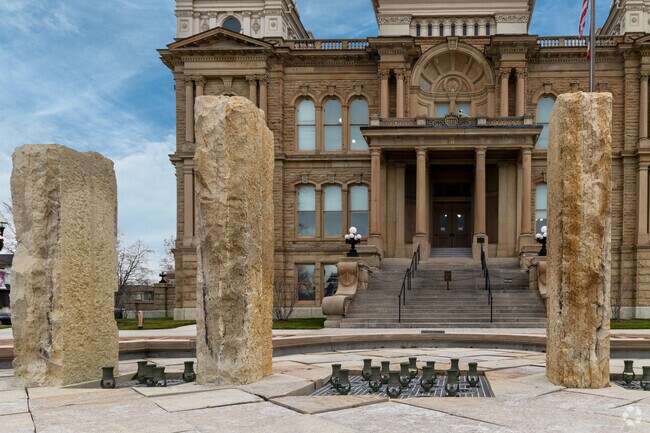 Troy is home to the historic Miami County Courthouse.