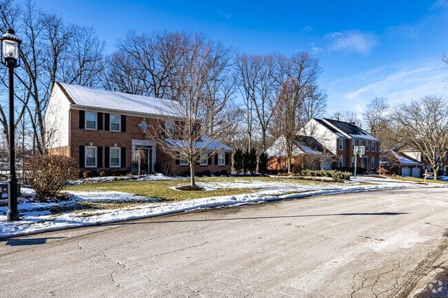 Row of homes showcasing the brick influenced homes in Forestville.