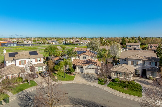 Most homes in Natomas Park are two-story, single-family, traditional-style houses.