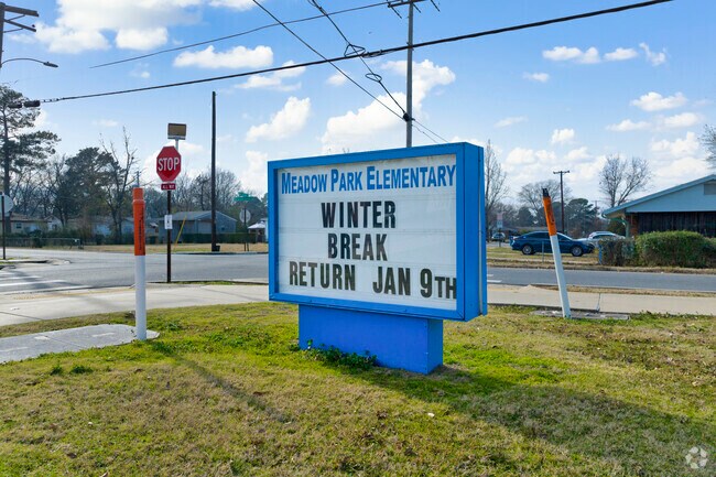 If you live in the area your children may become scholars at Meadow Park Elementary School.