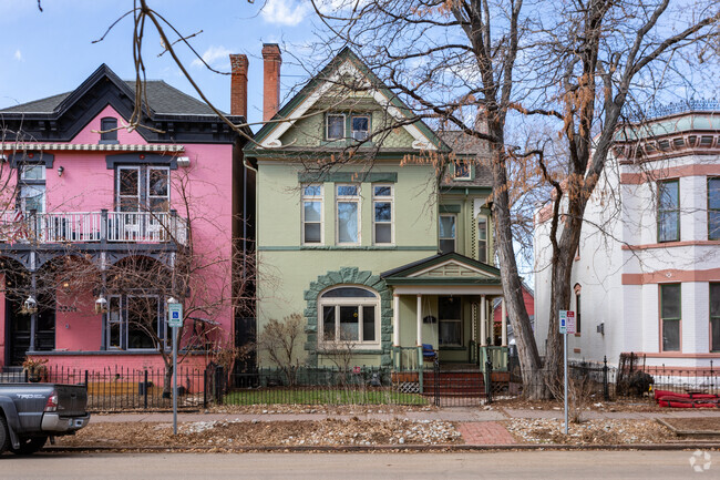 When looking for a home in Five Points, you can find some very colorful homes to stick out.