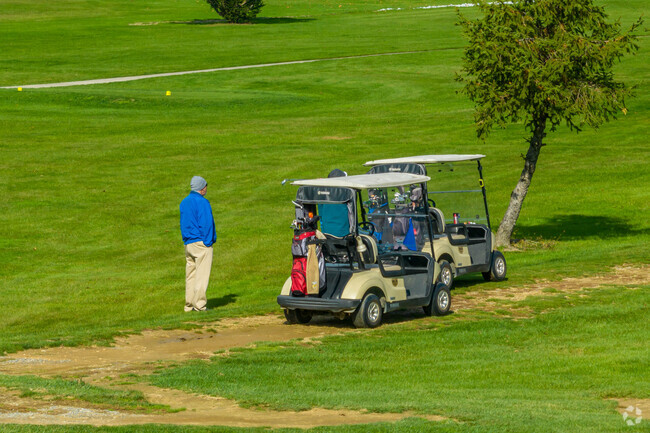 Spend time with friends at the Blue Mountain Golf Course near Marion.