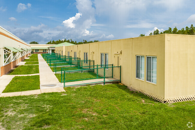 Odessa Elementary uses new modern portable classrooms for students in Trinity.