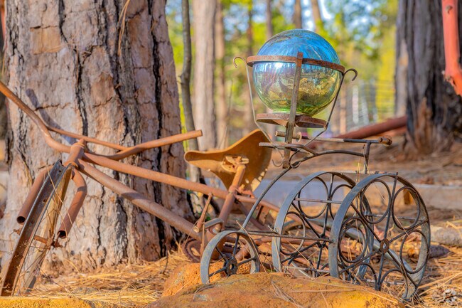 Plenty of unique art pieces can be found around Challenge-Brownsville.