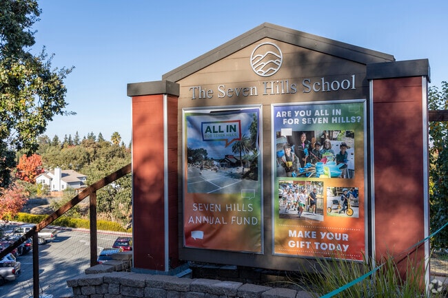 The Seven Hills School serves grades K-8.