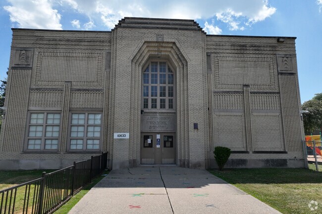 Wayne Elementary School serves students in Detroit from PreK to the fifth grade.