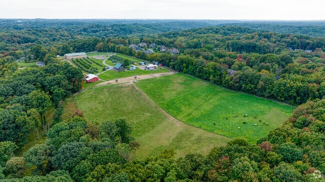 A small family farm is nestled in the hills of Marshall Township.
