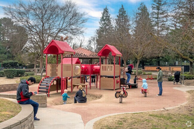 Kids can't get enough of the playground at Oso De Oro Park in Fresno.