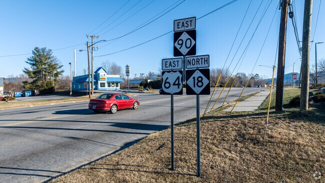 Highway 64 is a large highway that runs through Lenoir.