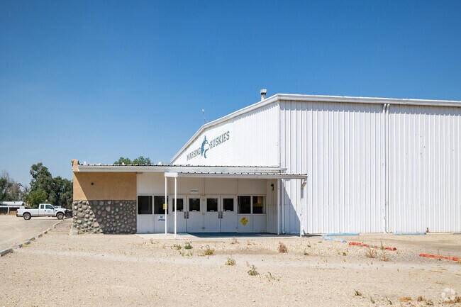Entrance to Marsing Middle School gymnasium.