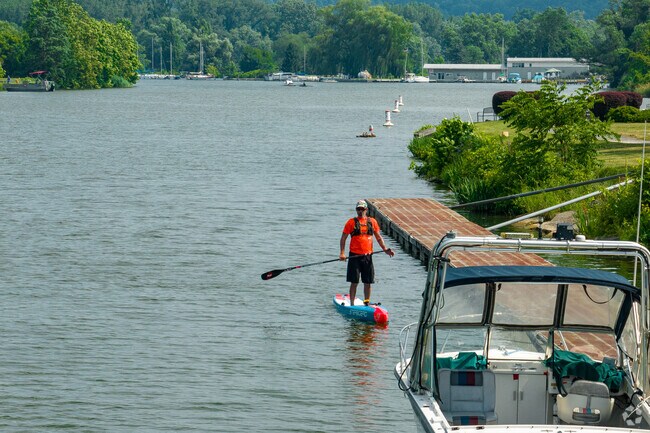 Bordering the Cayuga Lake Inlet, Kayaking is a popular water activity in West Hill.