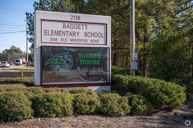 Baggett Elementary School is located just outside of Lawrenceville.