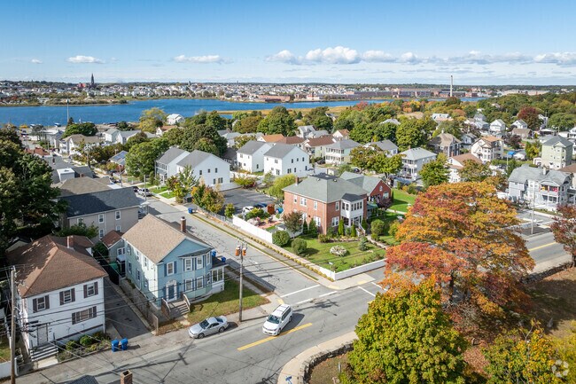 You can explore North Fairhaven from above, taking in the bay view and vibrant fall colors.