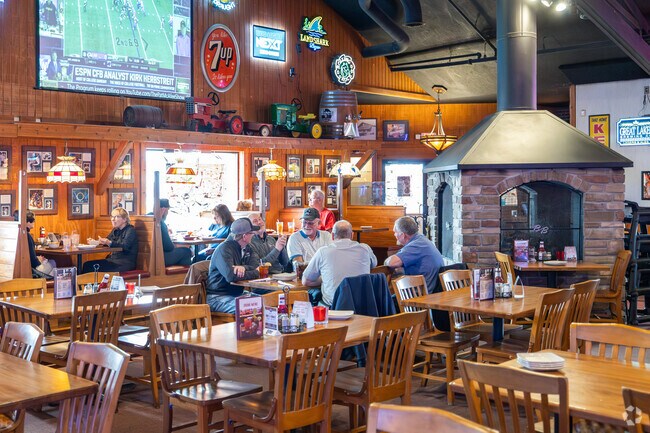 The Beer Barrel Pizza and Grill in St. Marys is a popular chain where locals love to join for dinner and drinks.