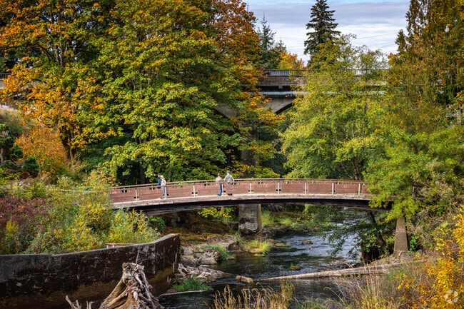 Experience the beauty along the Waterfall Trail located in Tumwater.