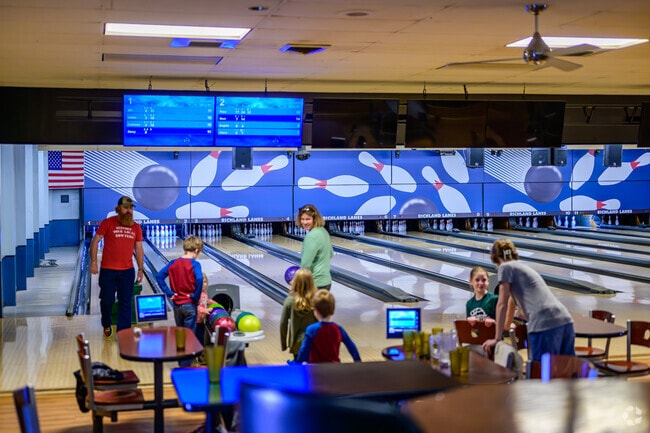 The Richland Lanes is located down the road from South Gull Lake.