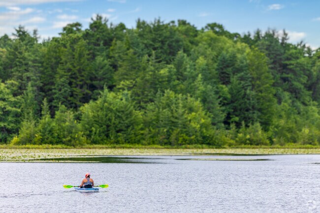 Malaga Lake in Franklin Township is a great place to take out the kayak and get some sun.