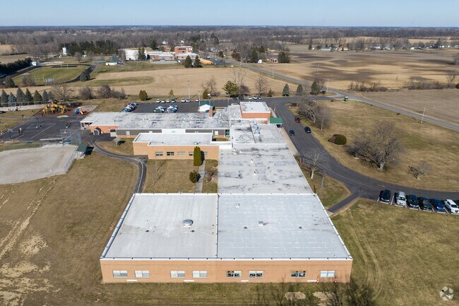 Ruth McGregor Elementary Side Aerial - 1