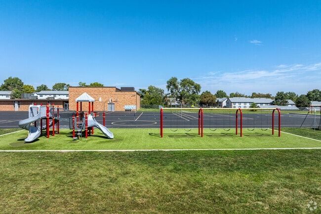 Kids love the playground at Rosehill Elementary School.