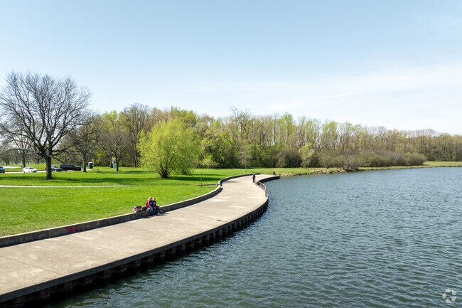 Busse Reservoir is one of the largest fishing and boating waters in Cook County.
