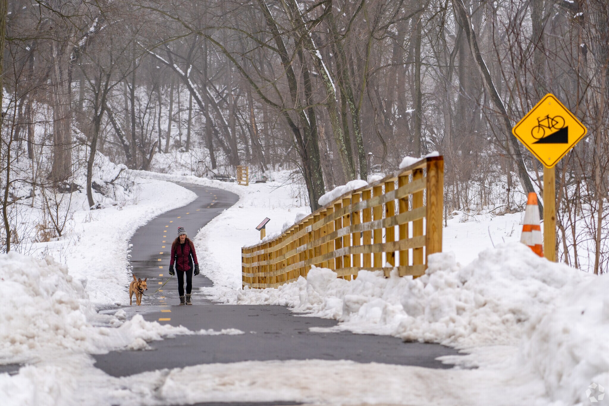 Walk, hike, or ride your bike Fox Ridge in Middleton, WI offers trails and paved paths for all.