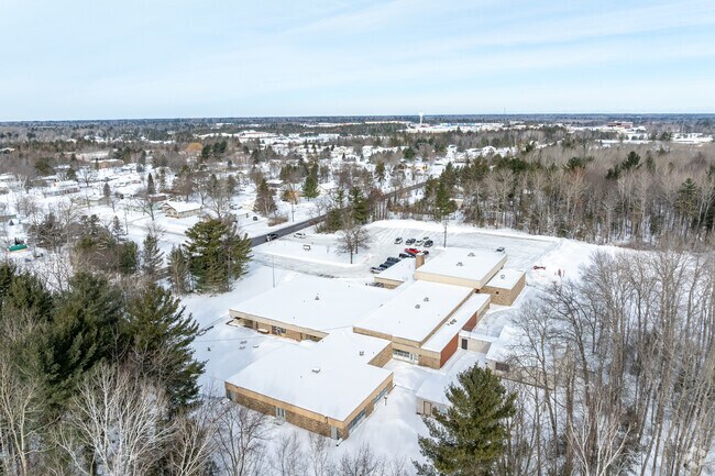 Kids can enjoy meeting new friends on the playground at Sunset School in Alpena.