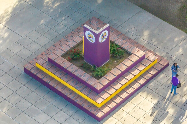 The entrance to Aspire Alexander Twilight College Prep Academy is unique.