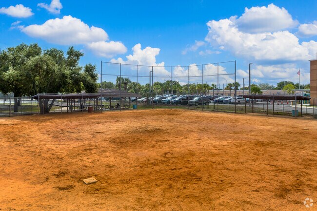 Pride Park in Oneco offers a full size baseball diamond for all to play on.