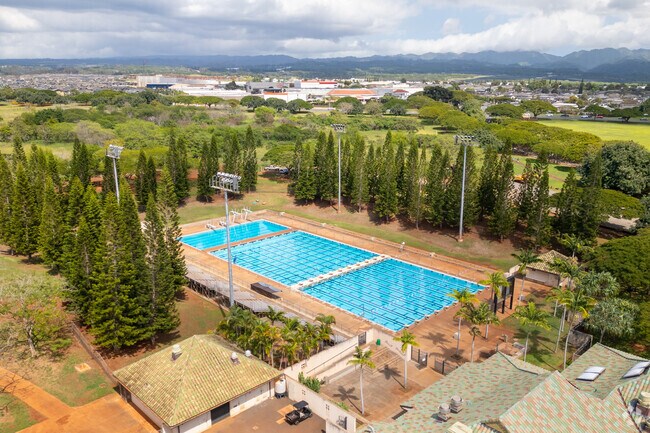 Enjoy swimming laps at the Olympic sized pool at Mink Regional Park.