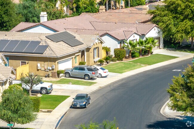 Beautiful single-family homes adorn San Trope's streets.
