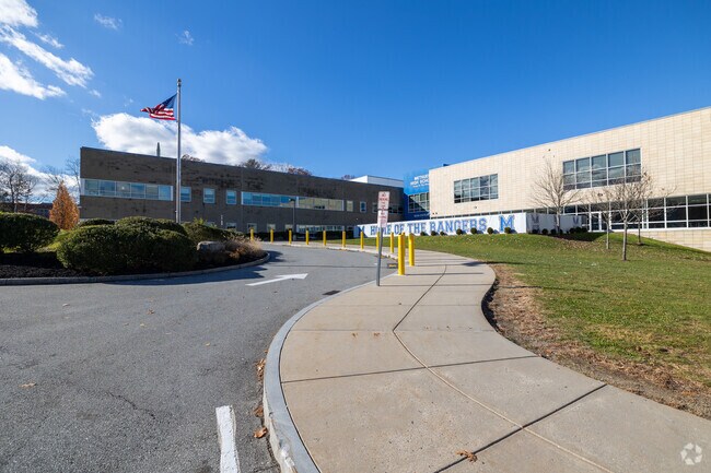 Methuen High School located in the town of Methuen, serves grades 9-12.