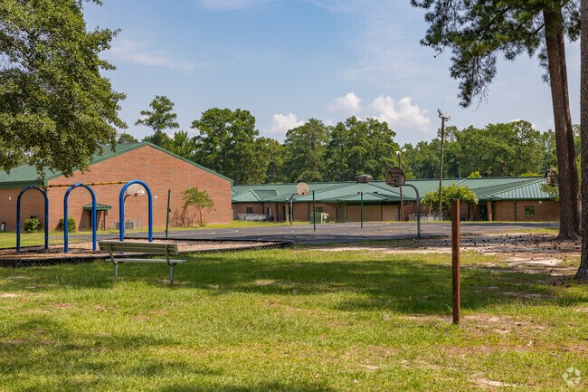 A. J. Lewis Greenview Elementary School in Columbia has a great outdoor space for students.