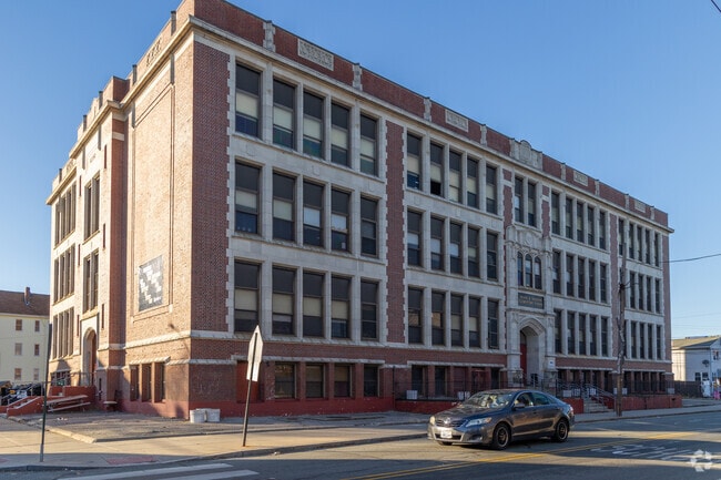Alternate angle at Frank D. Spaziano Elementary School in Hartford, Providence, RI.