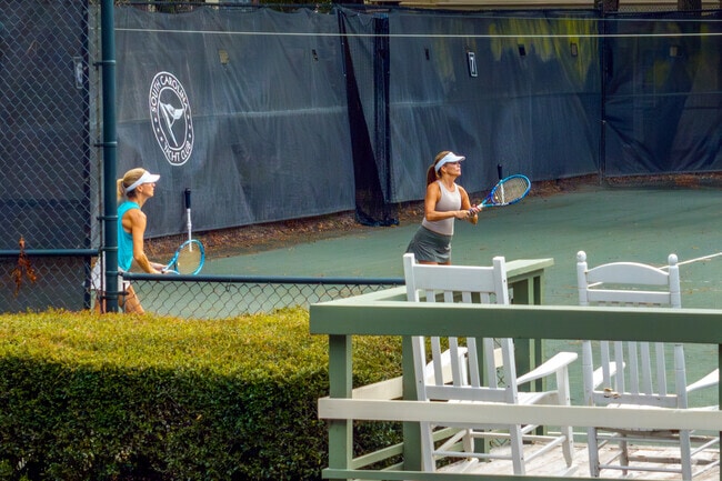 You can enjoy a game of tennis at the Yacht Club in Windmill Harbour.