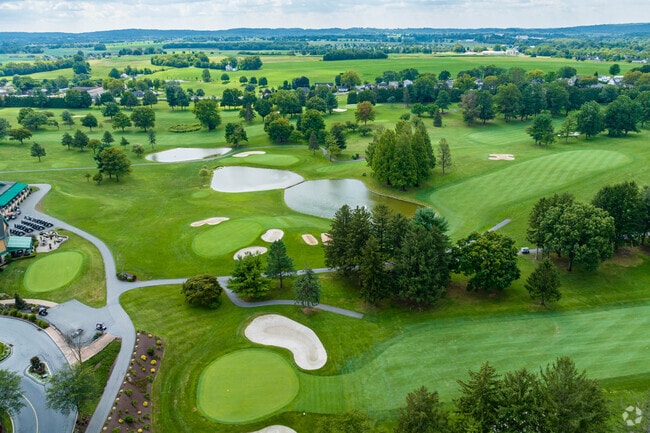 Hit the links at the Hershey Country Club in Palmdale.