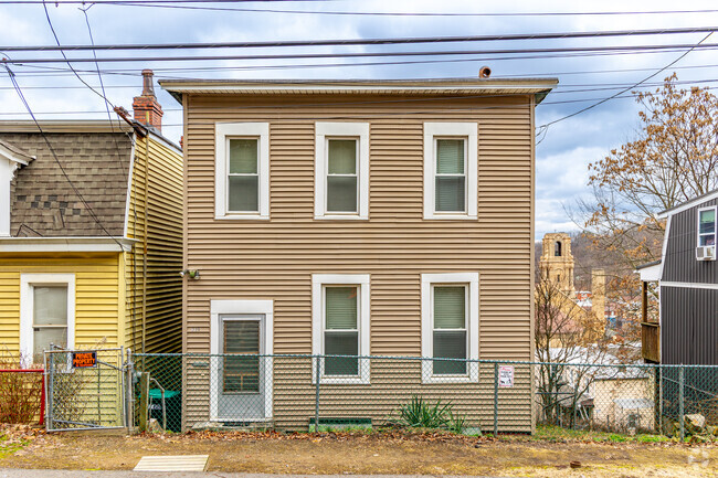 Small two story homes are a common find in Millvale.