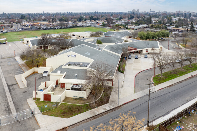 A view of Miguel Hidalgo Elementary School in Fresno.