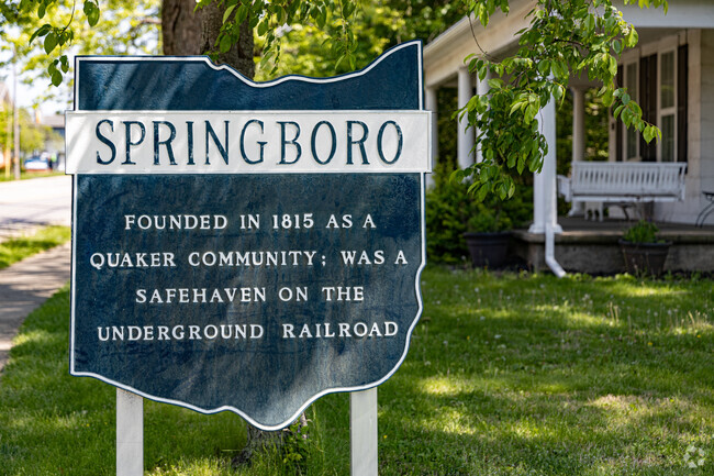 Even though Springboro is a small community, it is a rich history.