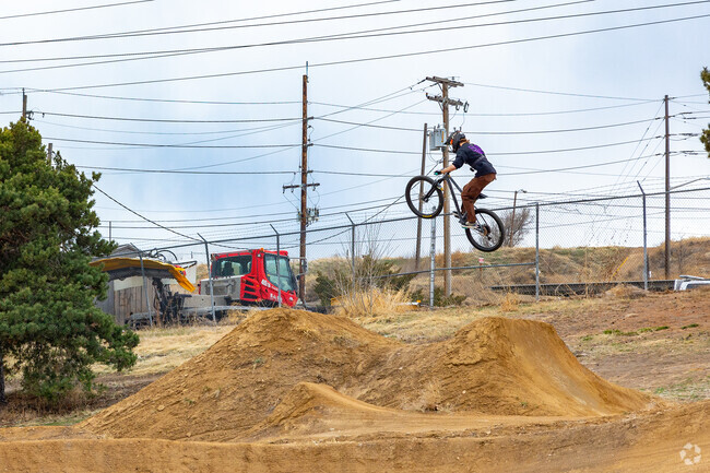 Practice your skills at the Ruby Hill Bike Park in Denver.
