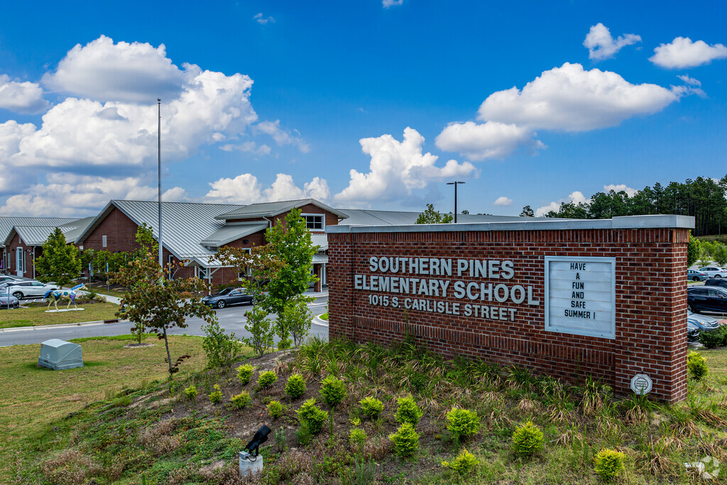 Southern Pines Elementary serves over 600 students.