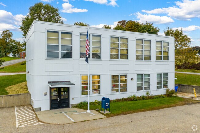 The post office in New Braintree is in the former grade school.